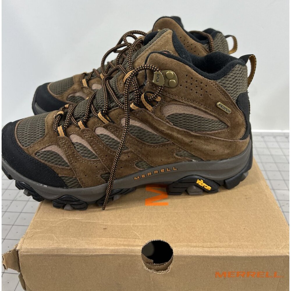 Merrell Moab 3 Mid Waterproof Hiking Boots Men's Sz. 8.5 Wide (EE) New - Picture 6 of 8